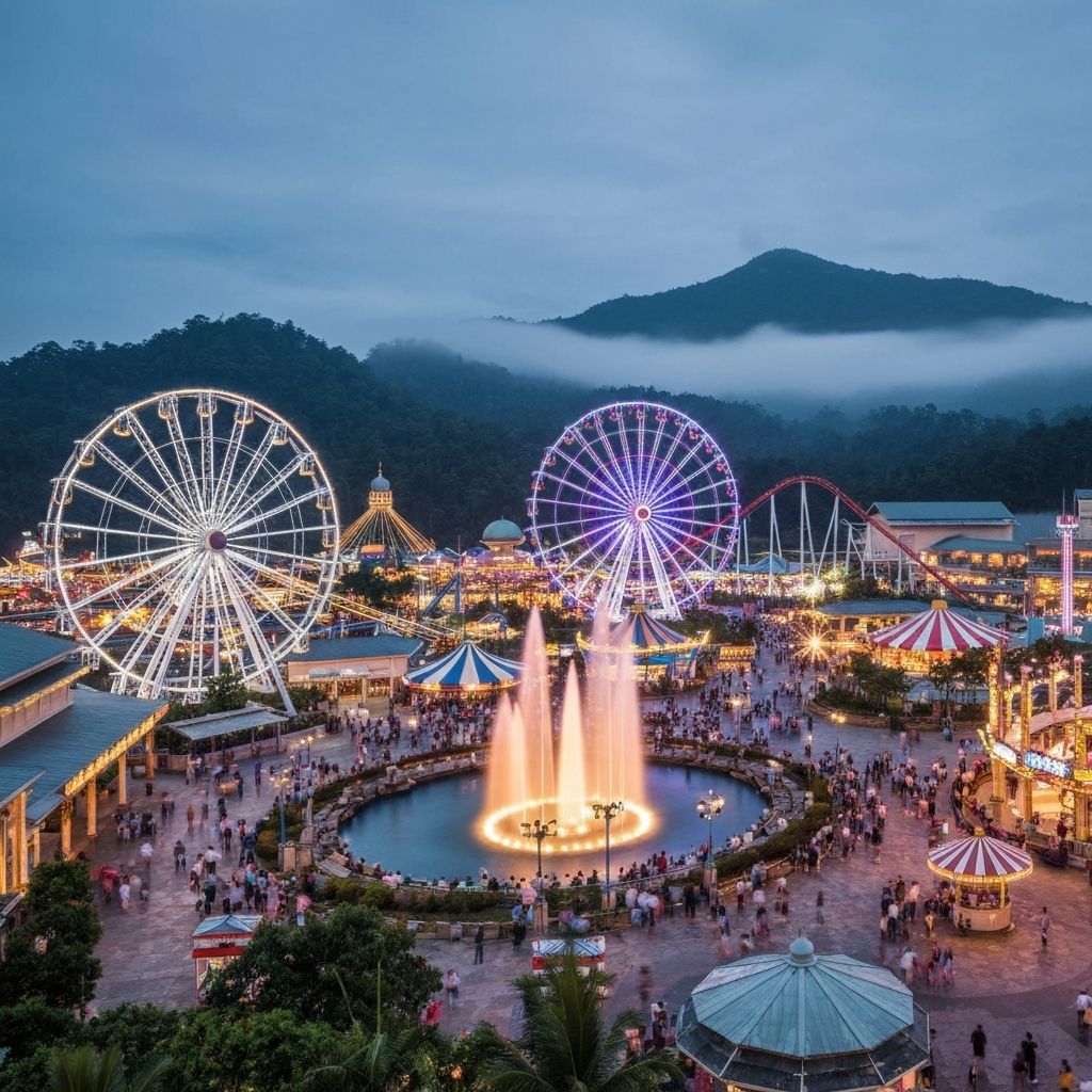 Genting Highlands theme park - Famous Malaysia tourist destination for eVisa visitors